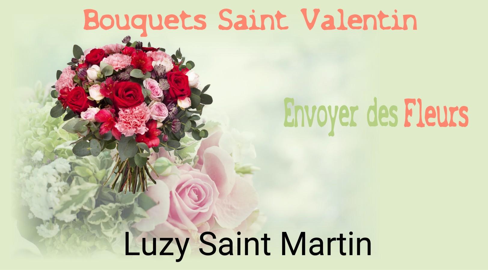 Roses de Saint-Valentin livrées à Luzy-Saint-Martin